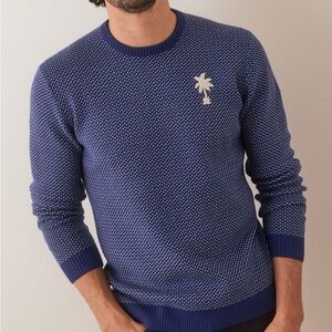 Crewneck organic cotton recycled polyester Men's ECO
Sweater with Palm logo